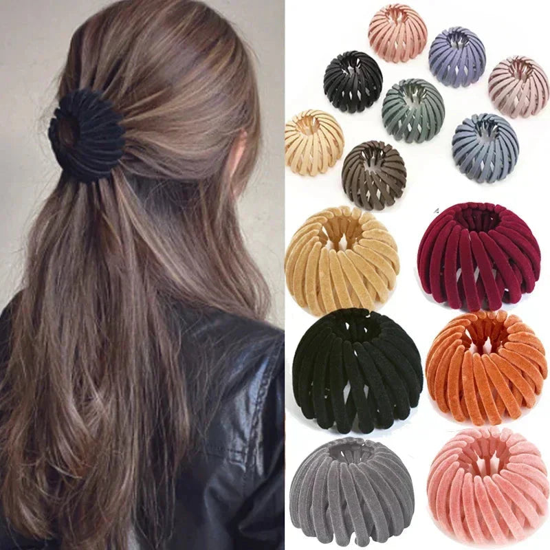 Bird Nest Shaped Ponytail Hair Clip β Magic Lazy Braider Hairpin for Women